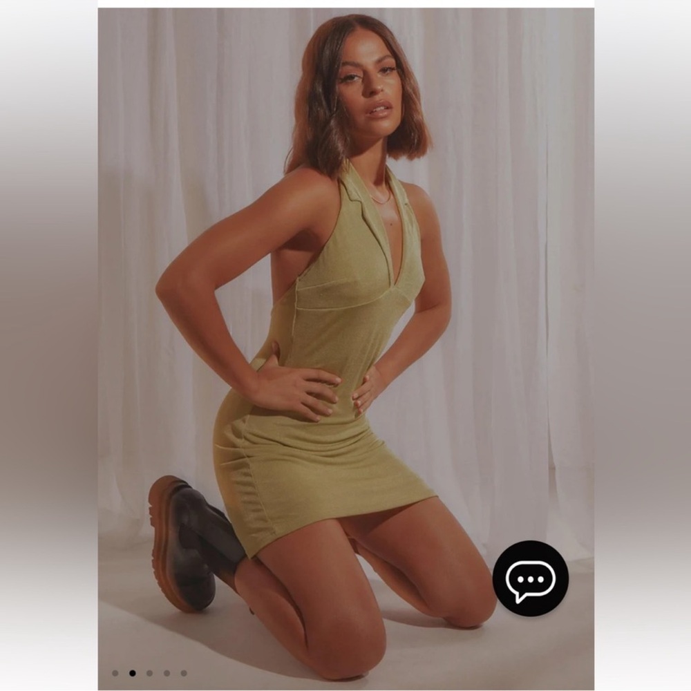 Peppermayo Route 66 Mini Dress Orange